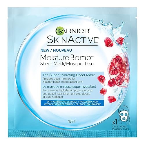 Garnier SkinActive Super Hydrating Sheet Mask, 0.08 Ounce, 1 Count