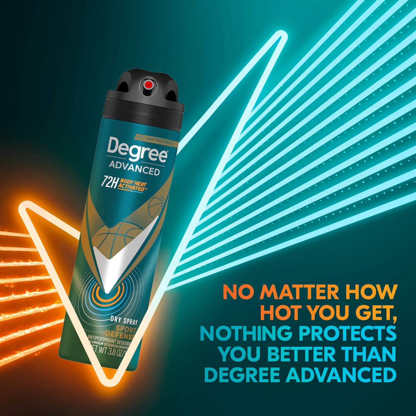 Degree Men Motion Sense Spray Antiperspirant, Sport Defense 3.8 oz (Pack of 8) Beauty and Personal Care DEGREE