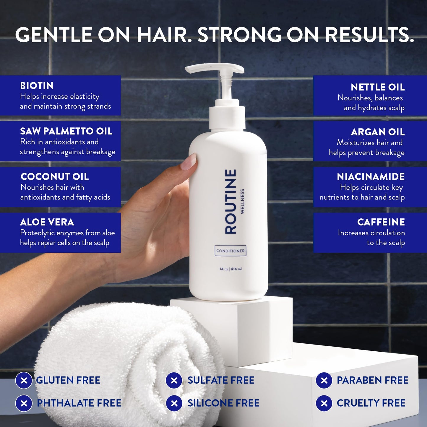 Routine Wellness Anti-Thinning Deep Conditioner - Vanilla Cashmere & Oak Beauty and Personal Care Routine Wellness