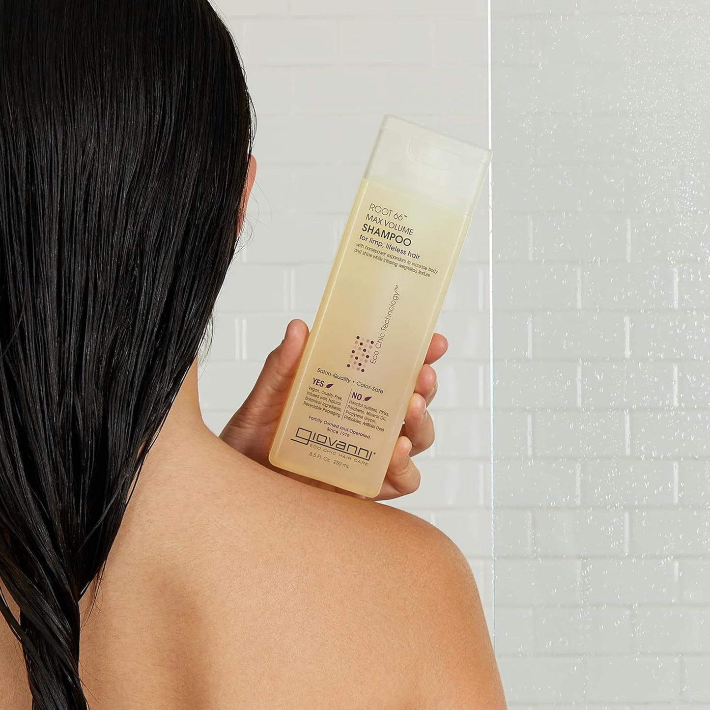 Giovanni Root 66 Max Volume Product Trio - Shampoo, Conditioner, and Root Spray for Women & Men, Moisturizing with Natural Ingredients for Damaged