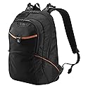 EVERKI Glide 17.3 Inch Laptop Backpack for Men & Women - Heavy-Duty, Water-Resistant Bookbag with Reflective Strips for College, Travel or Motorcycle (Black, EKP129)