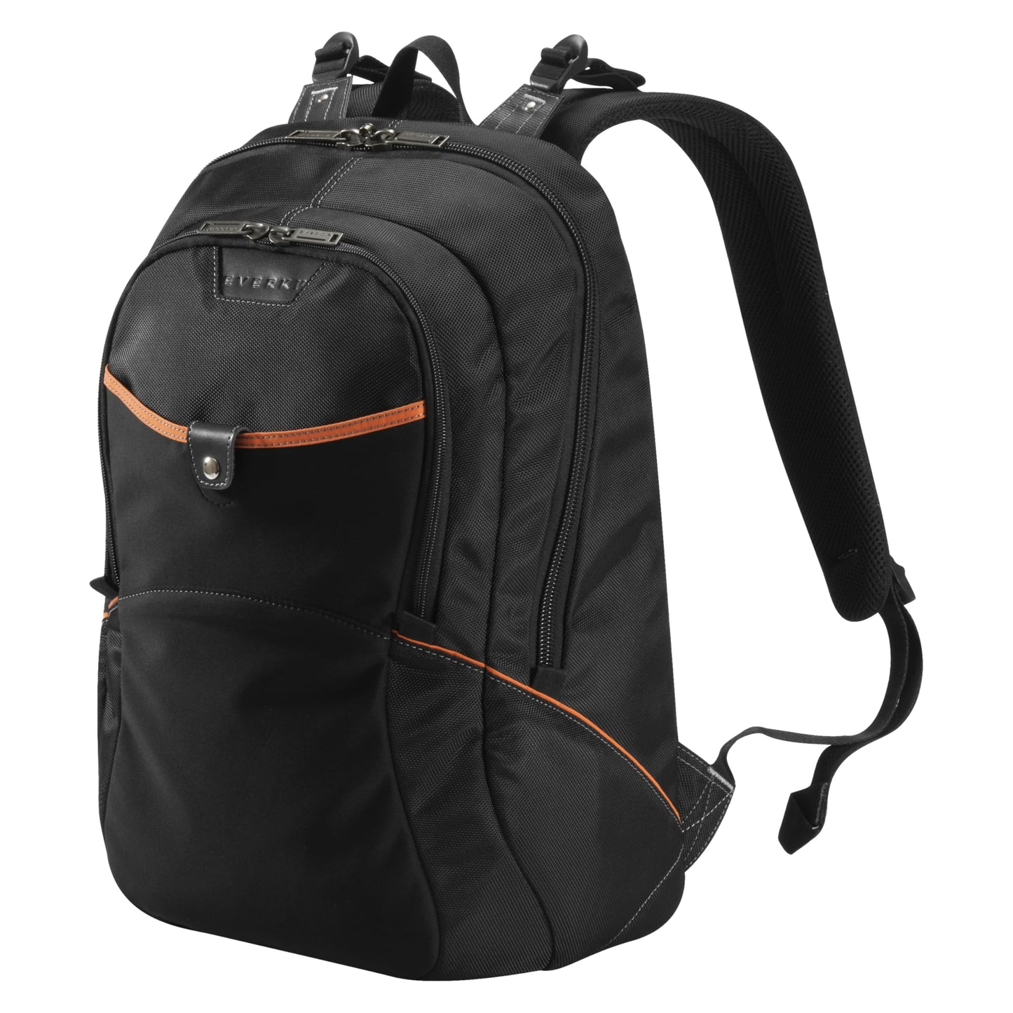 EVERKI Glide 17.3 Inch Laptop Backpack for Men & Women - Heavy-Duty, Water-Resistant Bookbag with Reflective Strips for College, Travel or Motorcycle (Black, EKP129)
