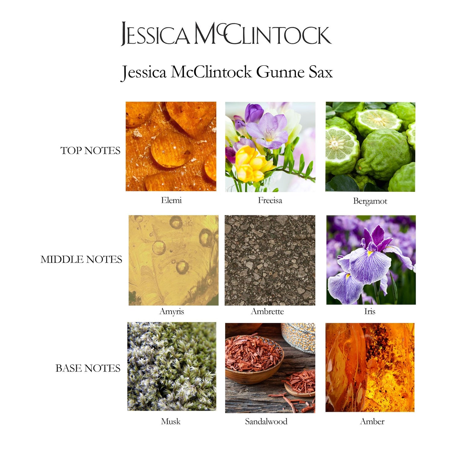Jessica McClintock Gunne Sax Eau De Parfum Spray for Women, 3.4 oz - Warm Floral Fragrance with Bergamot, Freesia, Iris, Sandalwood & Musk, Vintage-Inspired Bottle