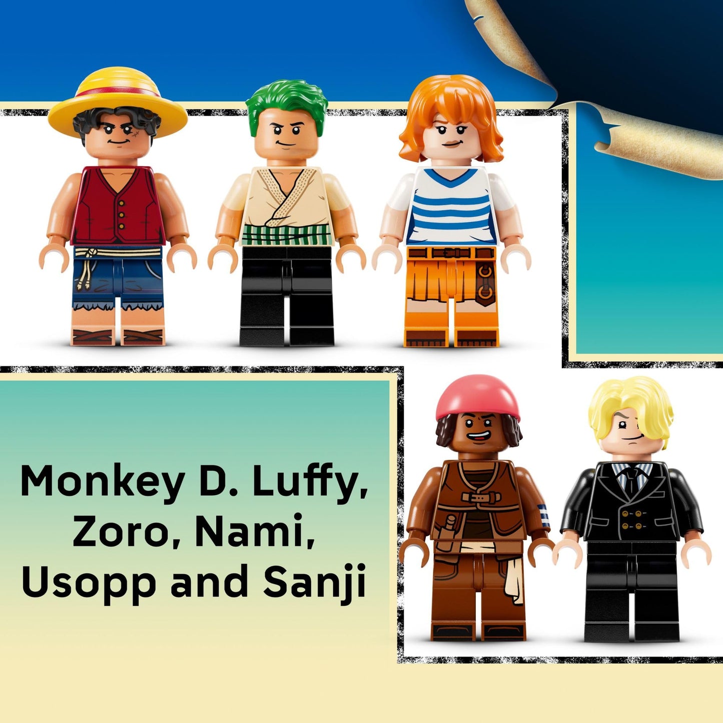 LEGO ONE Piece The Going Merry Pirate Ship 75639, Adventure Building Toy with Straw Hat Crew Figures, Fun Gift for Kids Ages 10+ & Anime Fans
