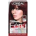 L'Oreal Paris Feria Multi-Faceted Shimmering Permanent Hair Color, R48 Red Velvet (Intense Deep Auburn), Pack of 1 Hair Dye Kit