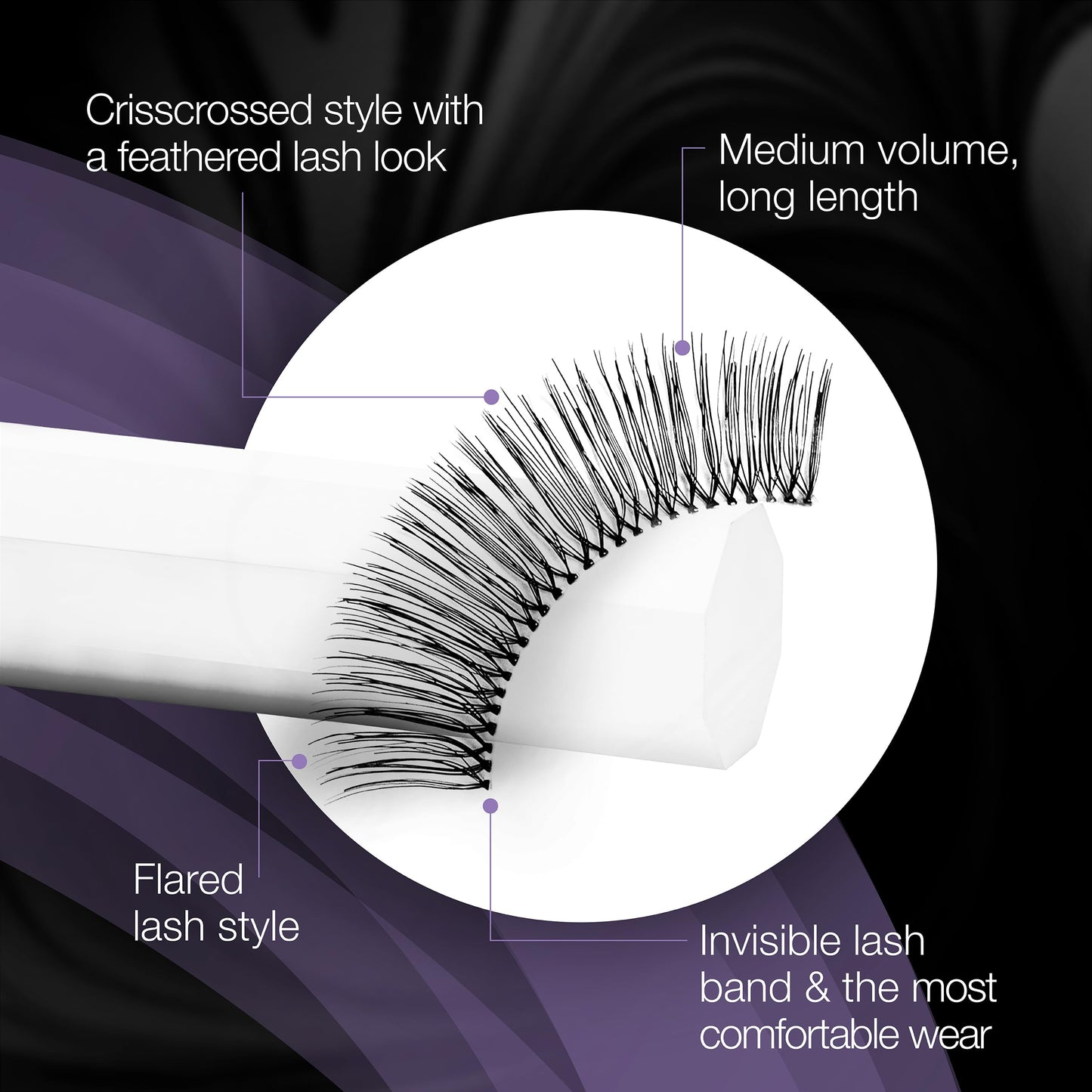 Ardell False Eyelashes Glamour Multipack 105 - Lightweight, Natural Looking Strip Lashes, Reusable Fake Lashes, 4 Pairs, 1 Pack