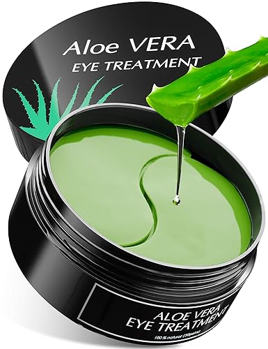 Aloe Vera Eye Treatment Mask (30 Pairs) Reduces Puffiness, Wrinkles, Puffy and Bags Under Eyes, Lightens Dark Circles, Undereye Patches Moisturizes