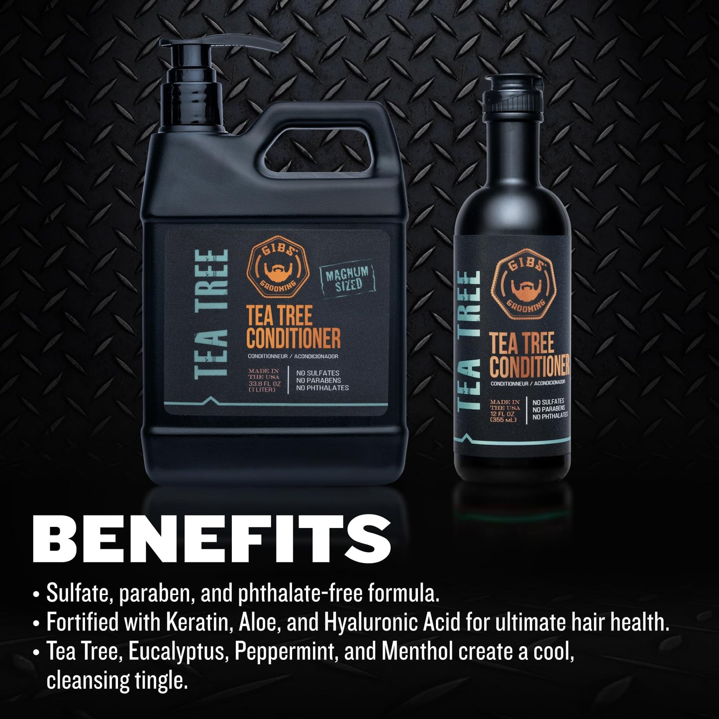 GIBS Grooming Tea Tree Conditioner, 33.8 fl. oz.