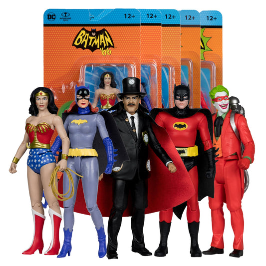 McFarlane Toys - DC Retro 6 Pack (Batman 66' Comic) 6in Action Figure