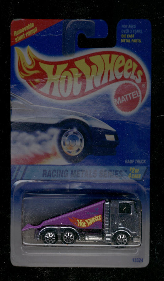 Hot Wheels 1994-337 PURPLE Ramp Truck Racing Metals Series 2 of 4 1:64 Scale