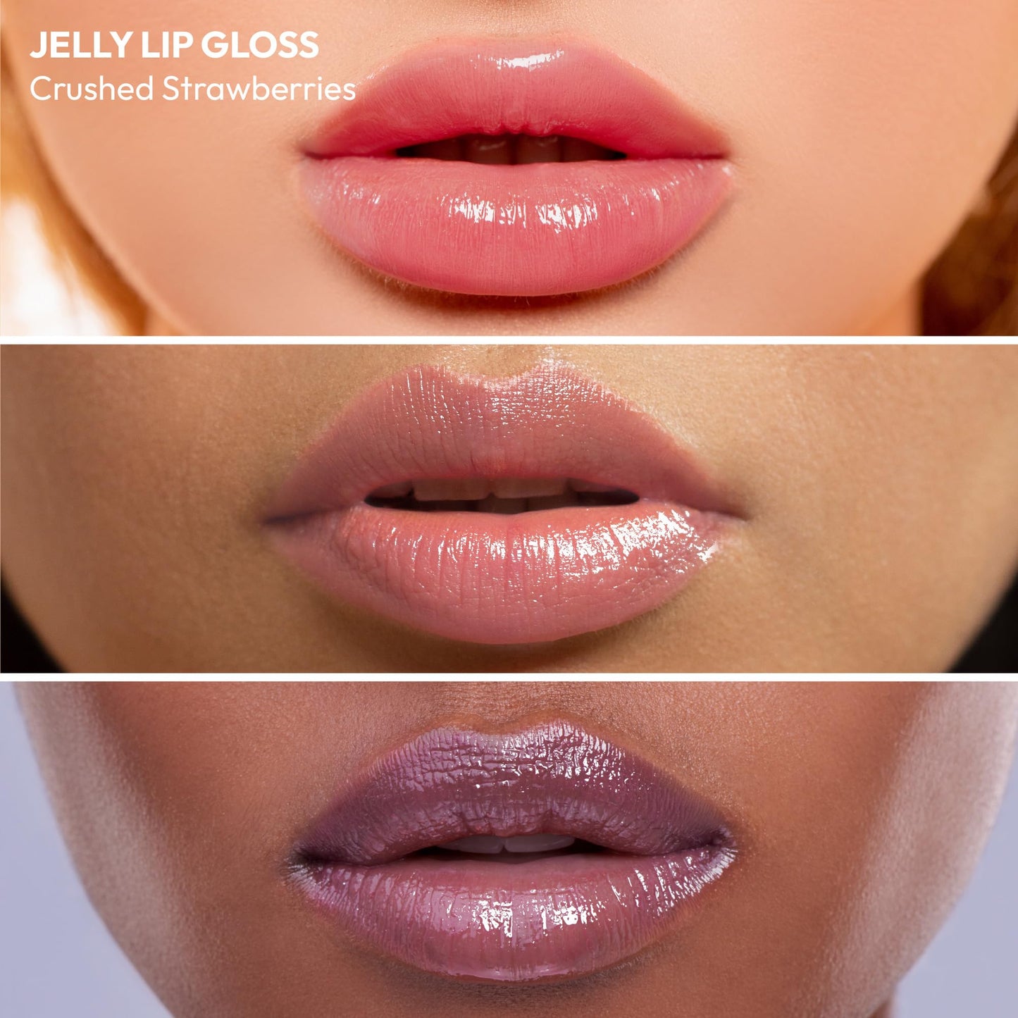 Ruby Kisses Jellicious Mouth Watering Lip Gloss (JLG07 - Crushed Strawberries)