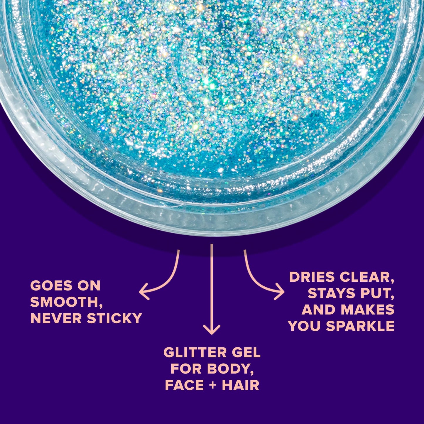 Unicorn Snot Face & Body Glitter Gel - Cosmetic-Grade Holographic Glitter - Stocking Stuffers for Women, Gifts for Teen Girls - Safe for Face, Easy