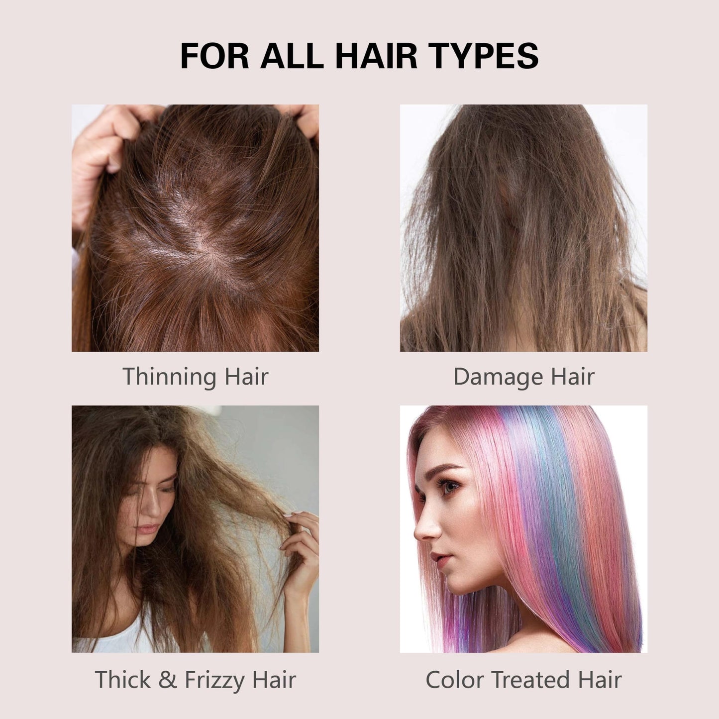 Fadelo Hair Treatment - Frizz and Damage Control with Vitamins A, C, E, B5, Argan, Macadamia, and Avocado Oils - 40 Capsules