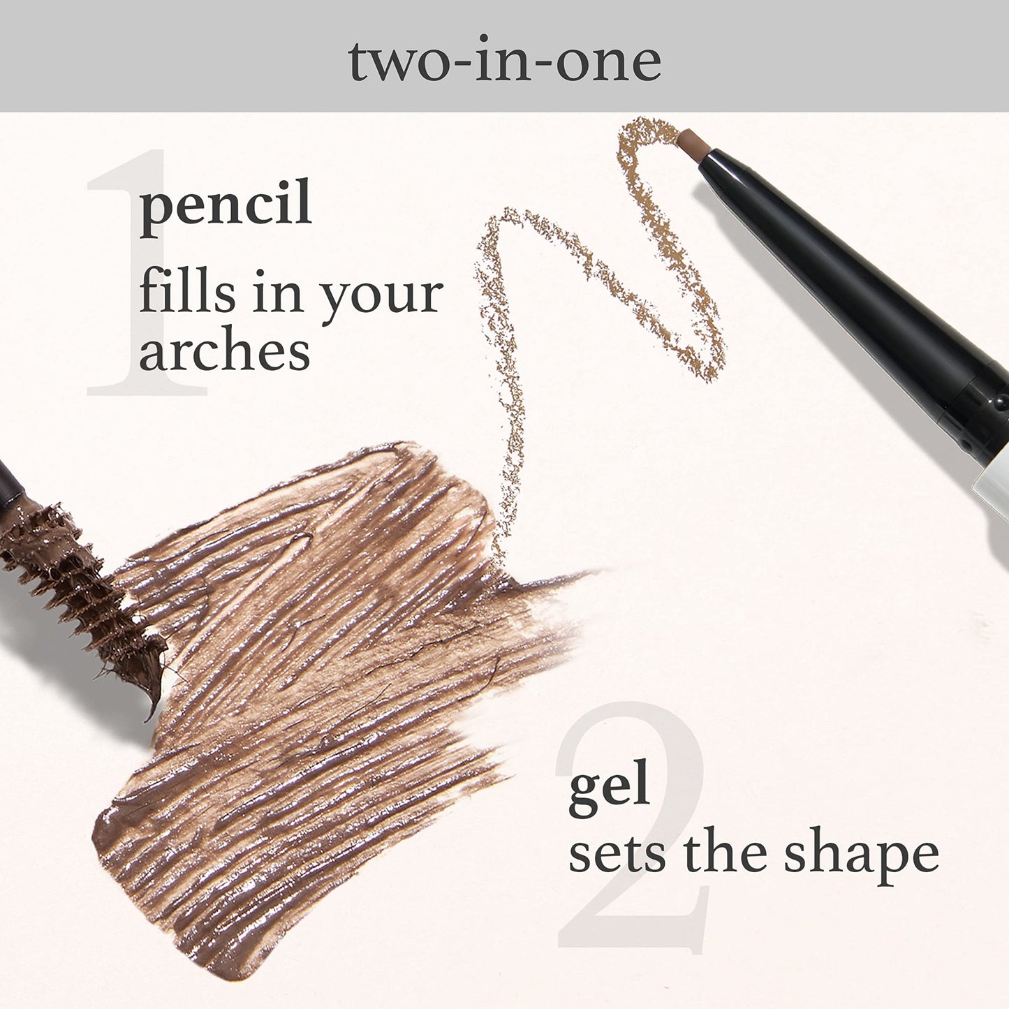 Julep Brow 101 Sculpting Pencil & Tinted Brow Gel Set - Dual-Ended Eyebrow Tool with Brush and Precision Tip - Long-Lasting, Waterproof Formula
