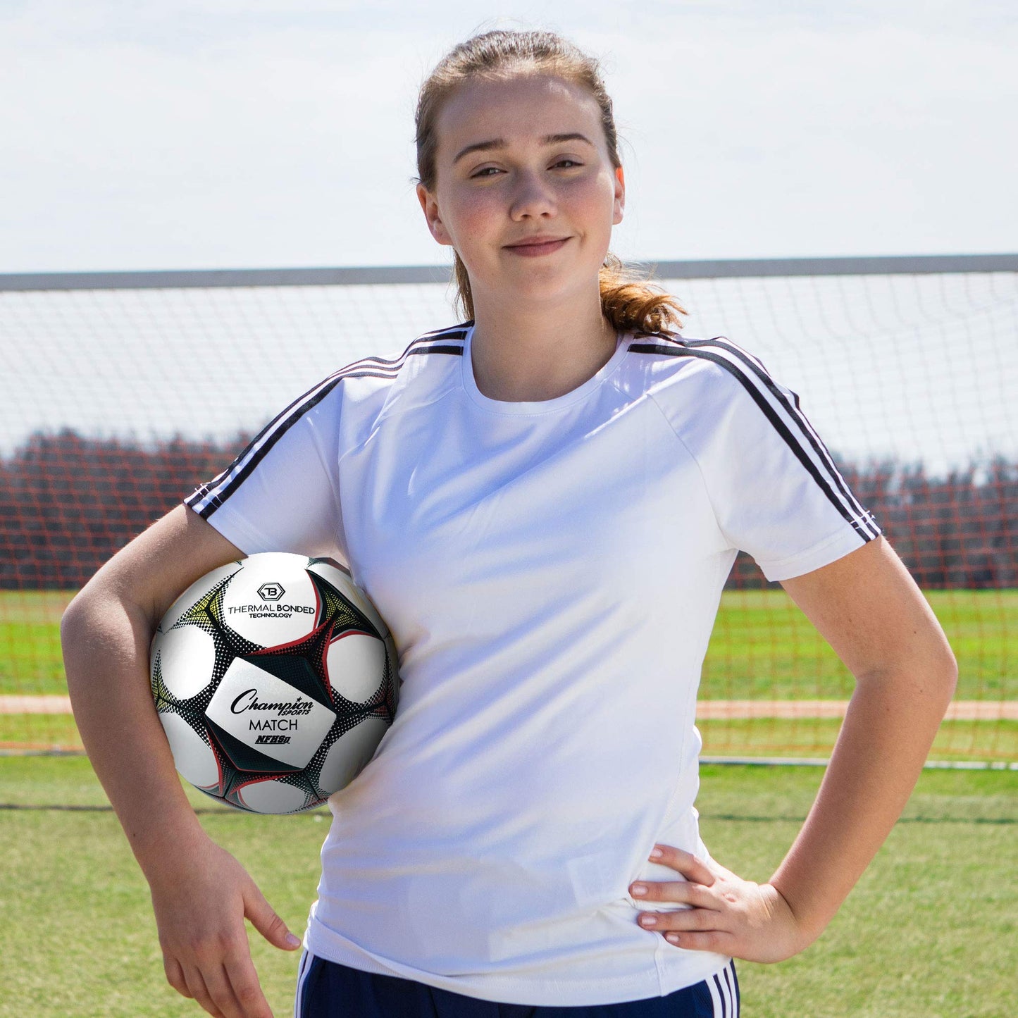 Champion Sports Thermal Bonded "No Stitch" Soccer Ball, Size 5