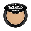 NYX PROFESSIONAL MAKEUP Stay Matte But Not Flat Powder Foundation, Soft Beige
