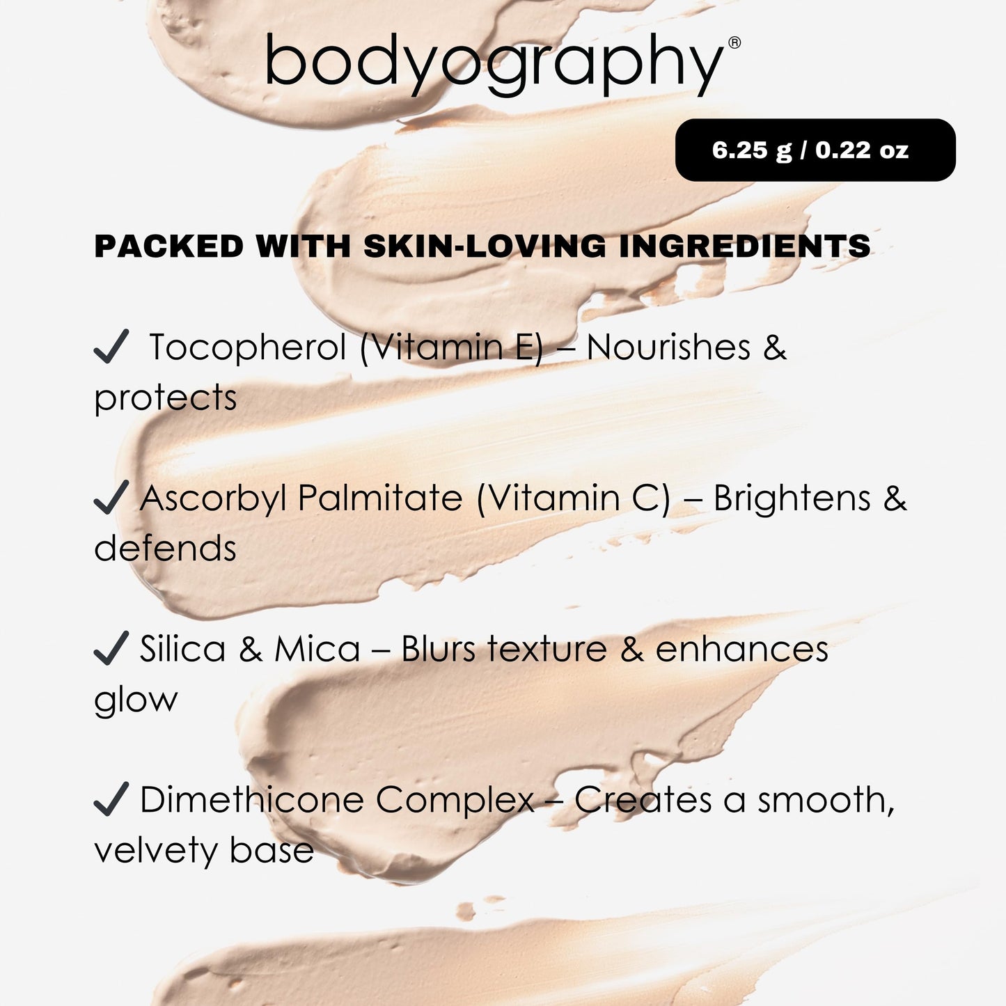 Bodyography Canvas Eye Mousse | Vitamin-Fortified Crease-Proof Eye Primer for Women | Conceals Redness, Softens Fine Lines, Enhances Eyeshadow