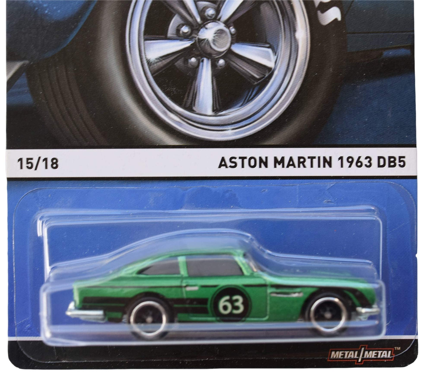 Hot Wheels Aston Martin 1963 DB5 - Green 15/18 Real Riders