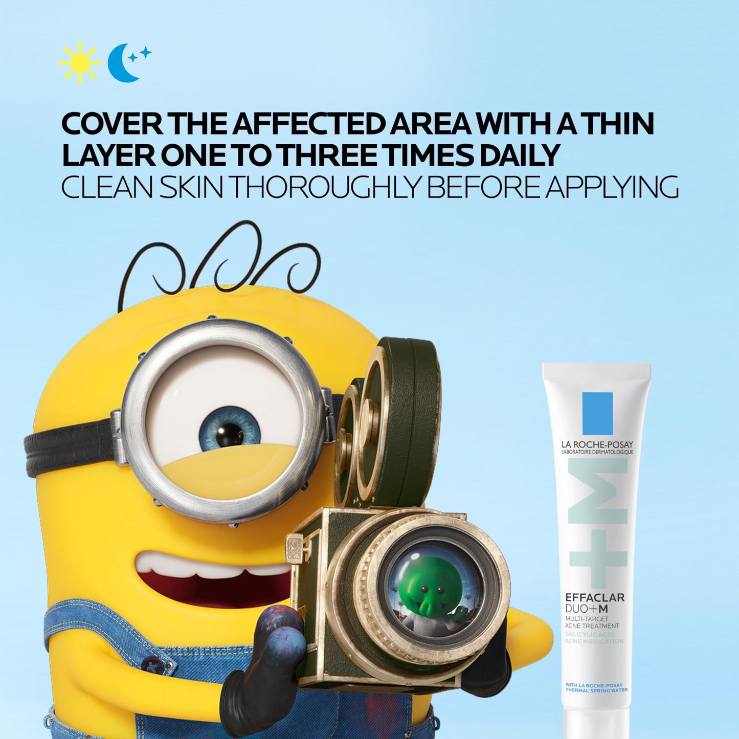 La Roche-Posay Minions Effaclar Salicylic Acid Acne Treatment For Face, Mattifying Acne Gel Cream Spot Treatment for Blackheads, Whiteheads & Pores Beauty and Personal Care La Roche-Posay