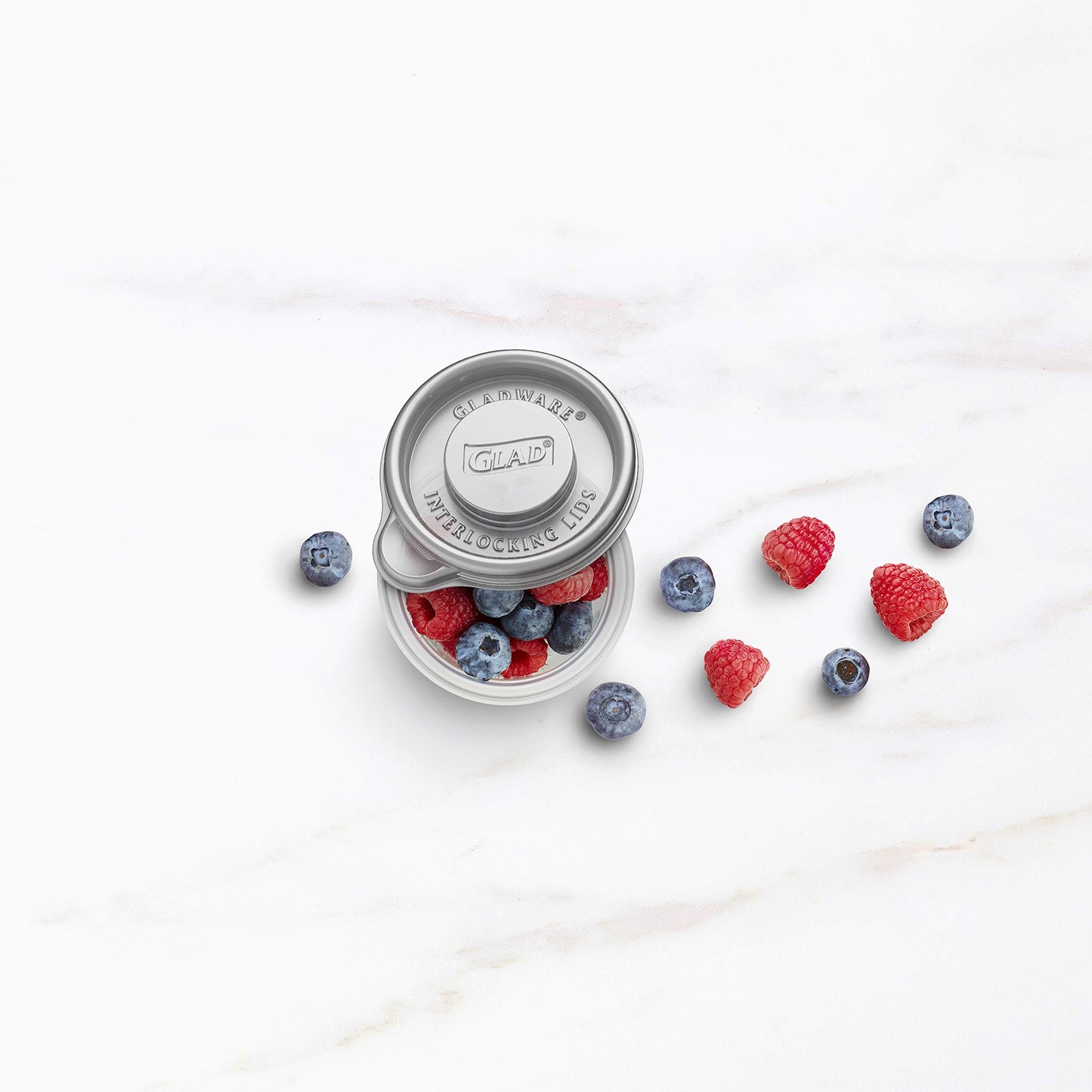 Glad GladWare Home Mini Round Food Storage Containers - Small Meal Container Holds up to 4 Ounces of Food - Lock Tight Seal, 8 Count