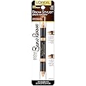 L’Oréal Paris Cosmetics Stylist Brow Raiser Highlighter Duo, Medium, 0.16 Ounce