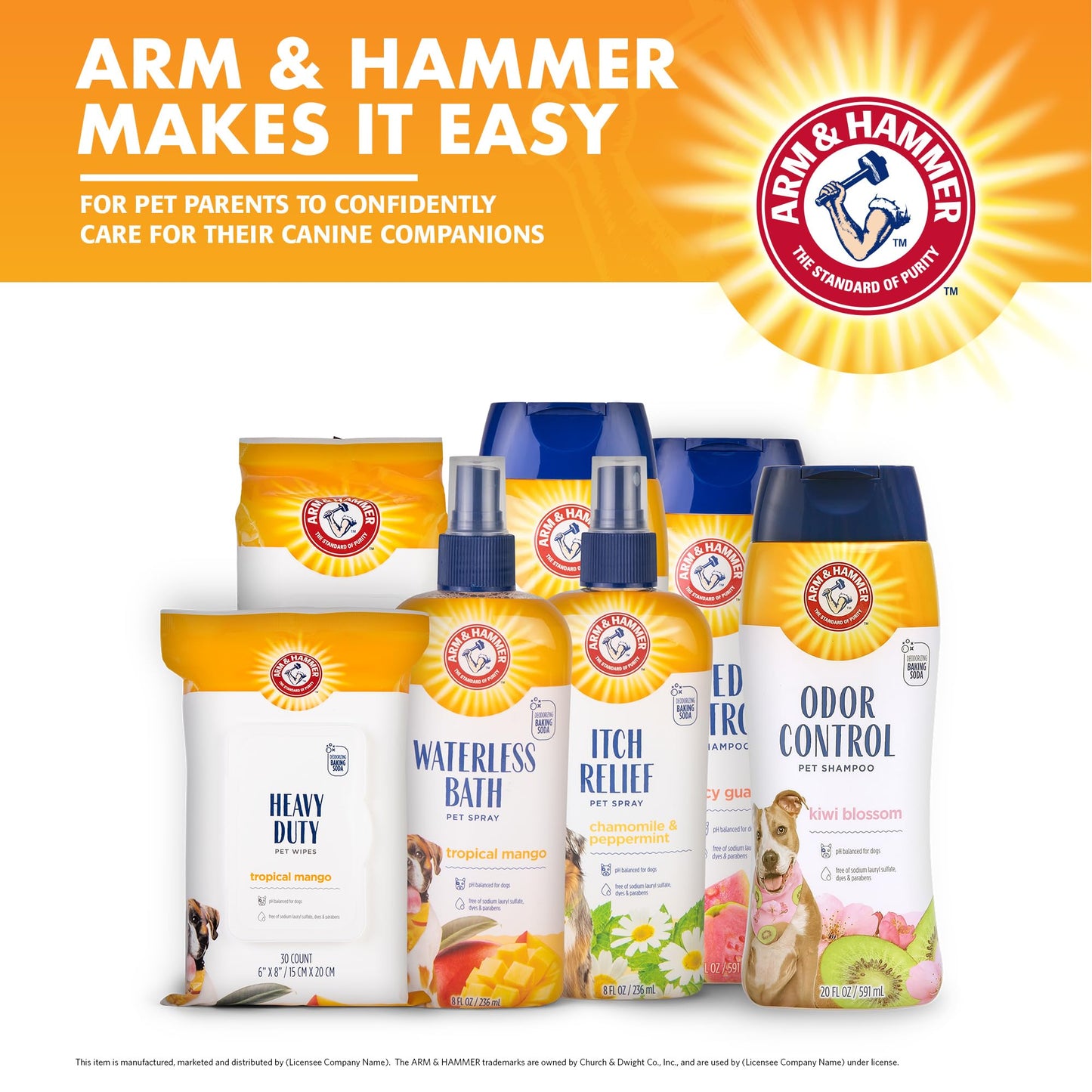 Arm & Hammer Pet Deodorizing Spray for Dogs & Puppies – Odor Eliminator with Fresh Kiwi Blossom Scent, 8 oz