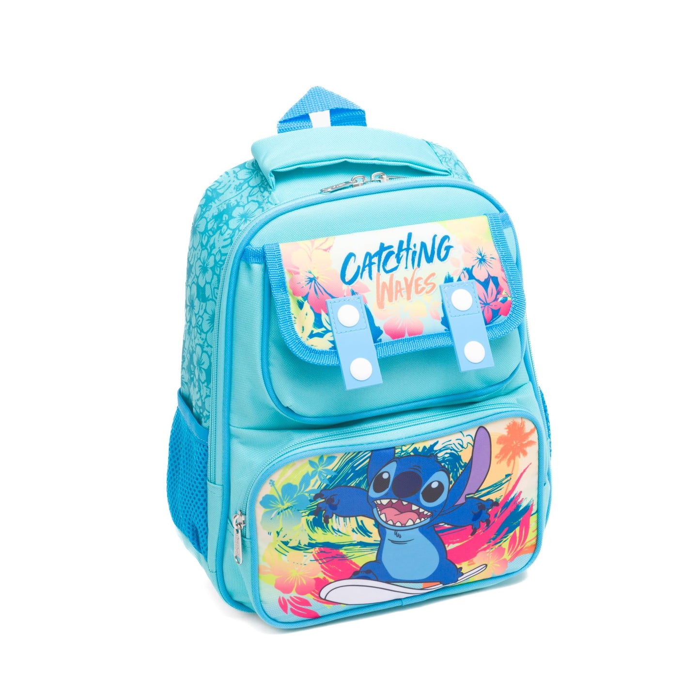 Ruz - Stitch 12 Inch Pre-School backpack with Padded Back and Adjustable Straps, Medium, Blue, A28240