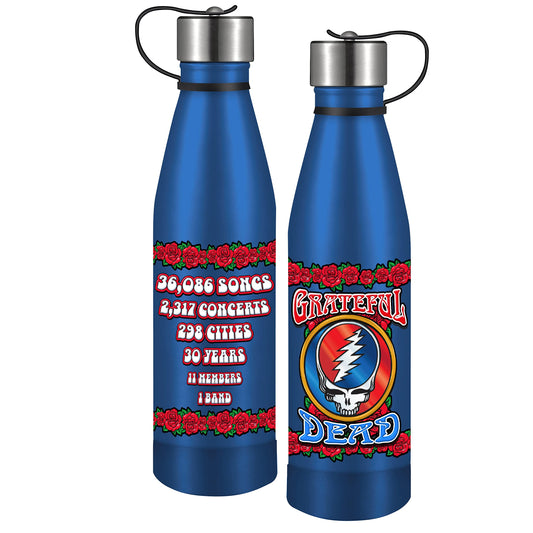 ICUP Grateful Dead Steal Your Face One Band 17 oz Stainless Steel Pin Bottle
