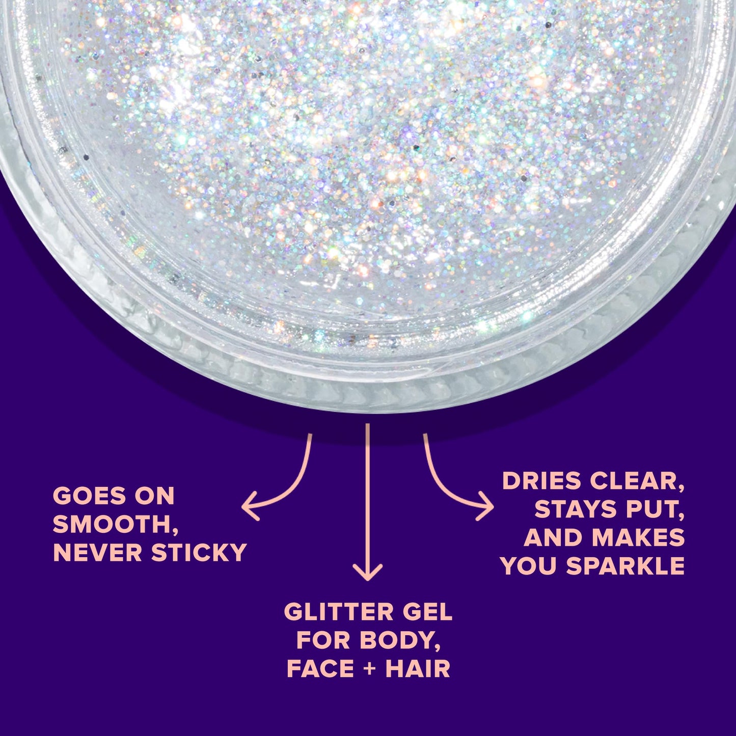 UNICORN SNOT Holographic Face Glitter & Body Glitter Gel | Holiday Glitter Makeup: Stocking Stuffers & Christmas Gift | Hair Glitter, Vegan & Cruelty