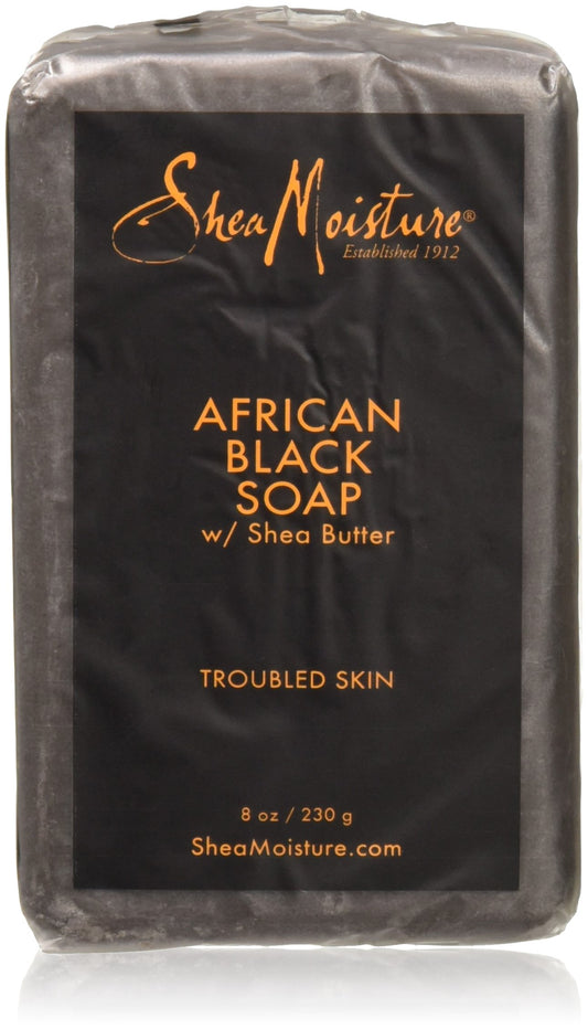 SheaMoisture African Black Soap Bar, 8 Ounce Beauty & Personal Care Shea Moisture