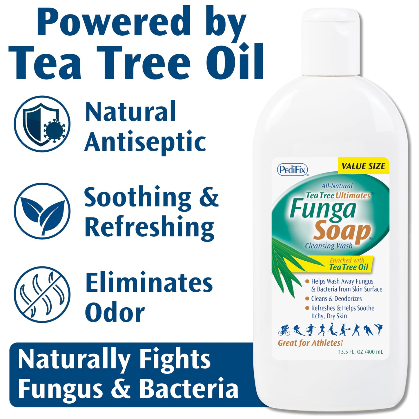 Pedifix FungaSoap Cleansing Wash, 13.5 fl oz, Pack of 2 Beauty and Personal Care Pedifix