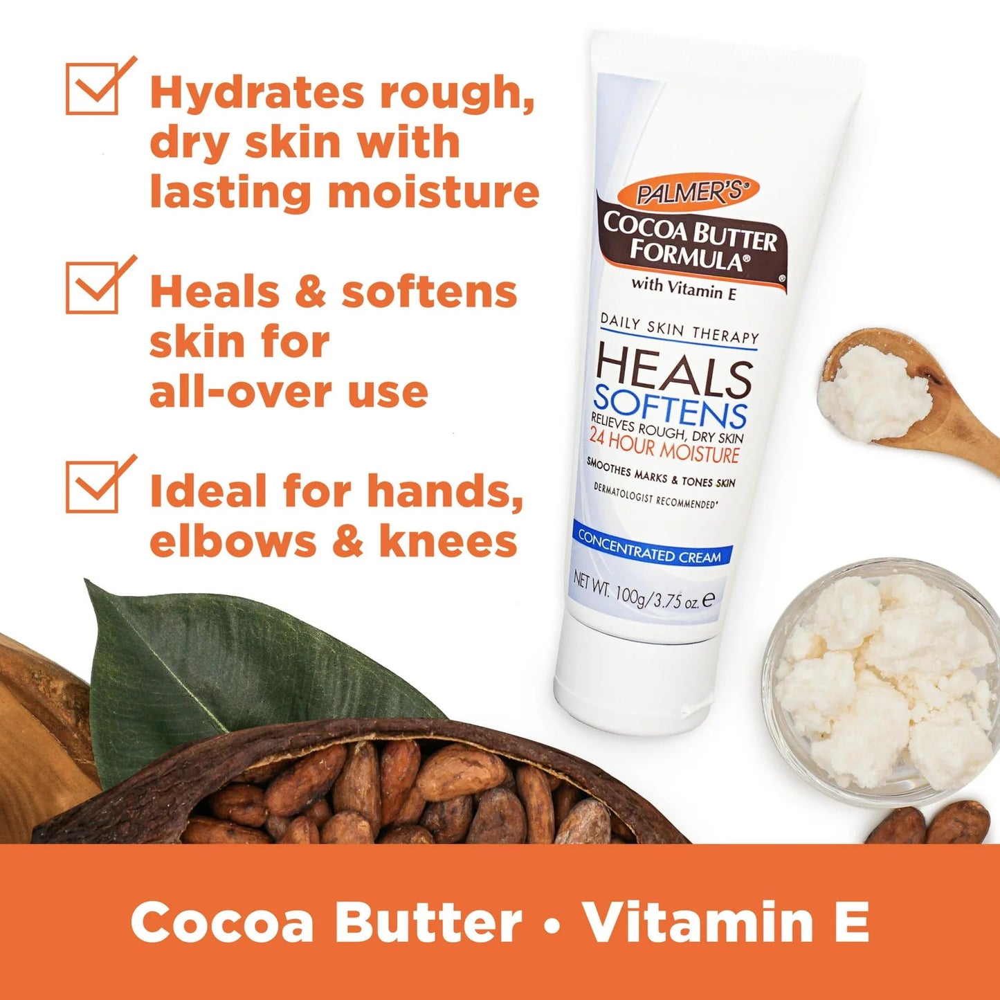 Palmer's Cocoa Butter Formula Concentrated Cream 3.75 oz (Pack of 4)
