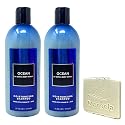 Bath & Body Works Men's Collection Ocean 2 Pack Moisturizing Shampoo Bundle with a Natural Oats Sample Soap