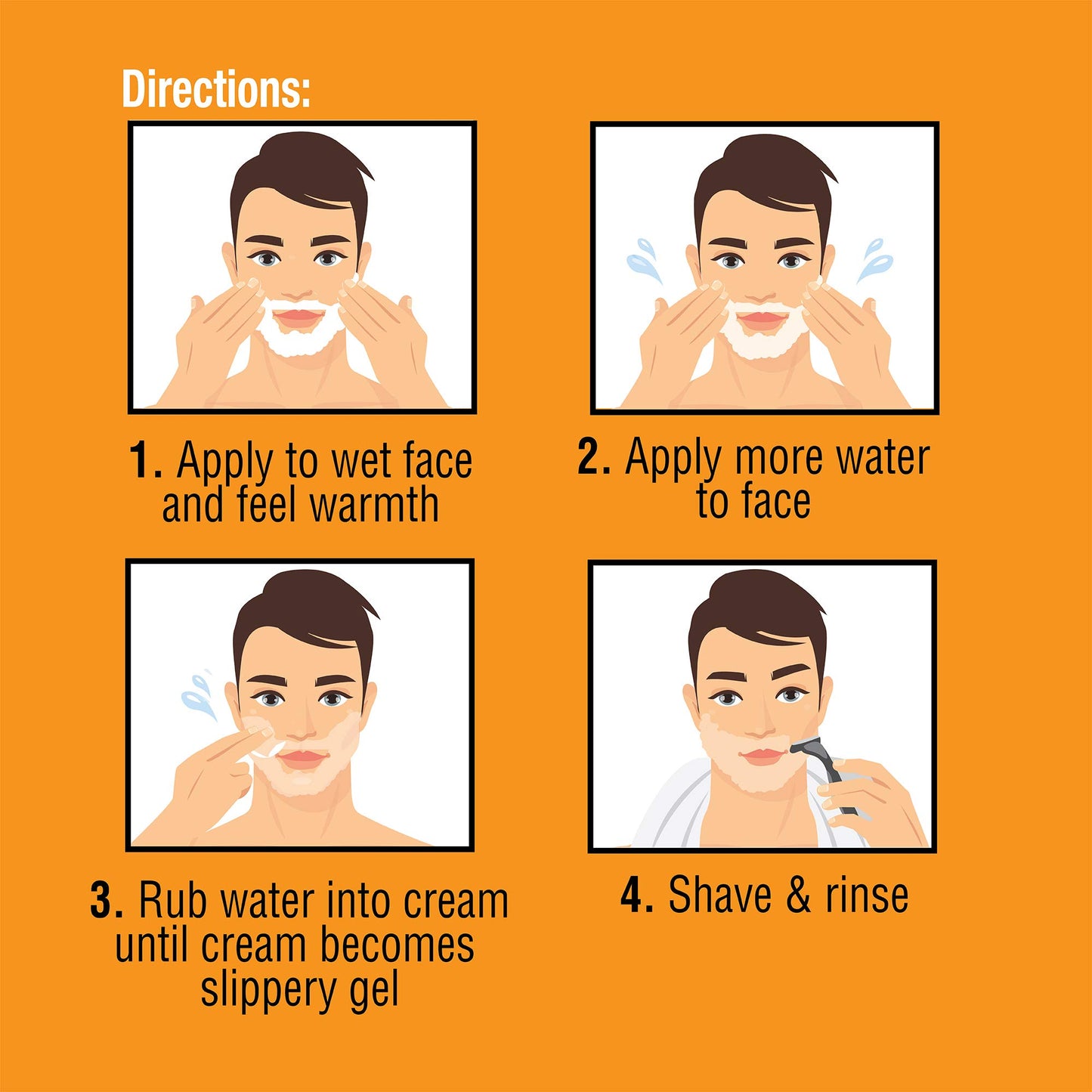 Van Der Hagen Self-Heating Shave Cream - Burst of Warmth Opens Pores and Softens Stubble, 6 oz