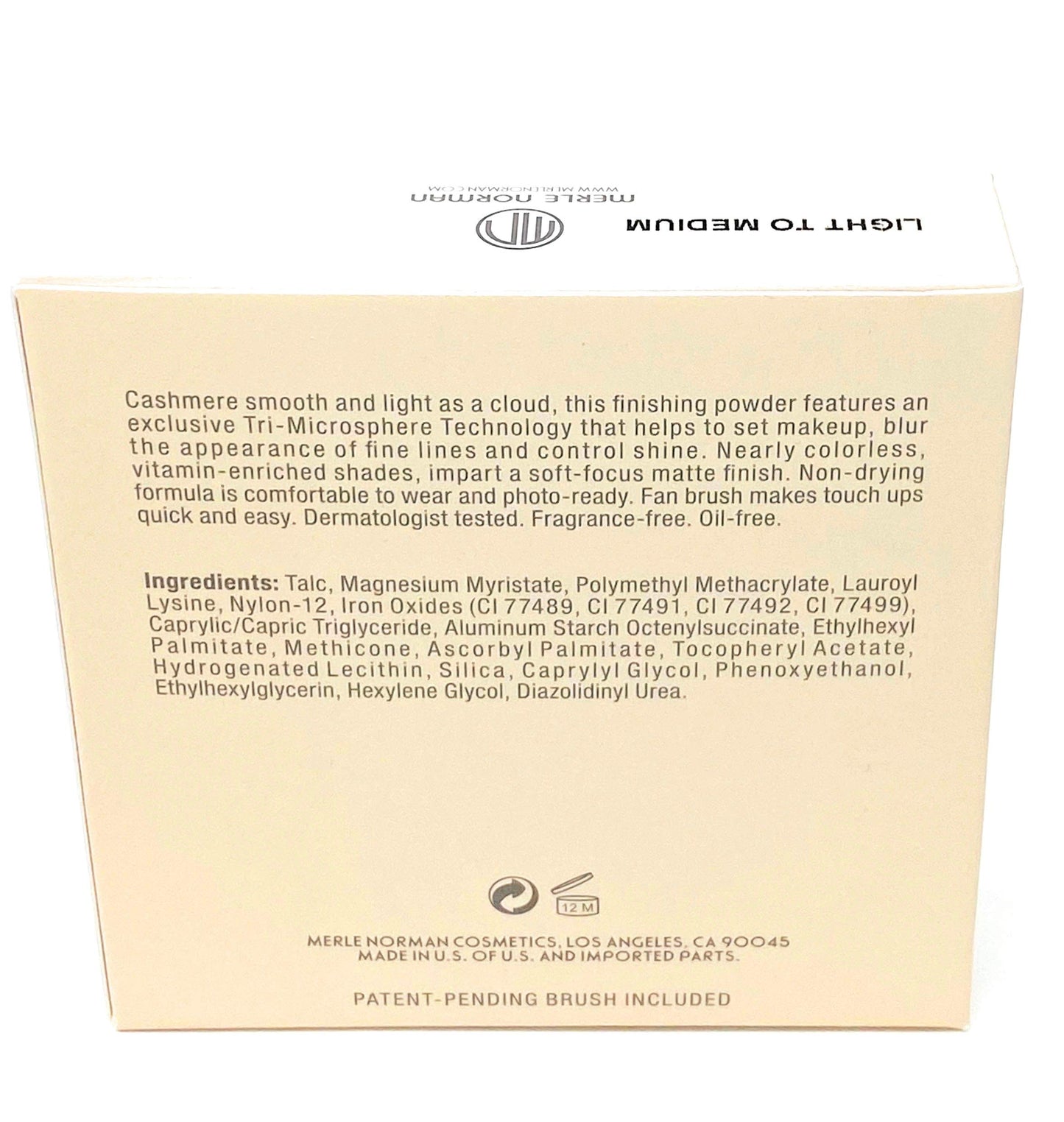 Merle Norman Soft Focus Finishing Powder - Light to Medium