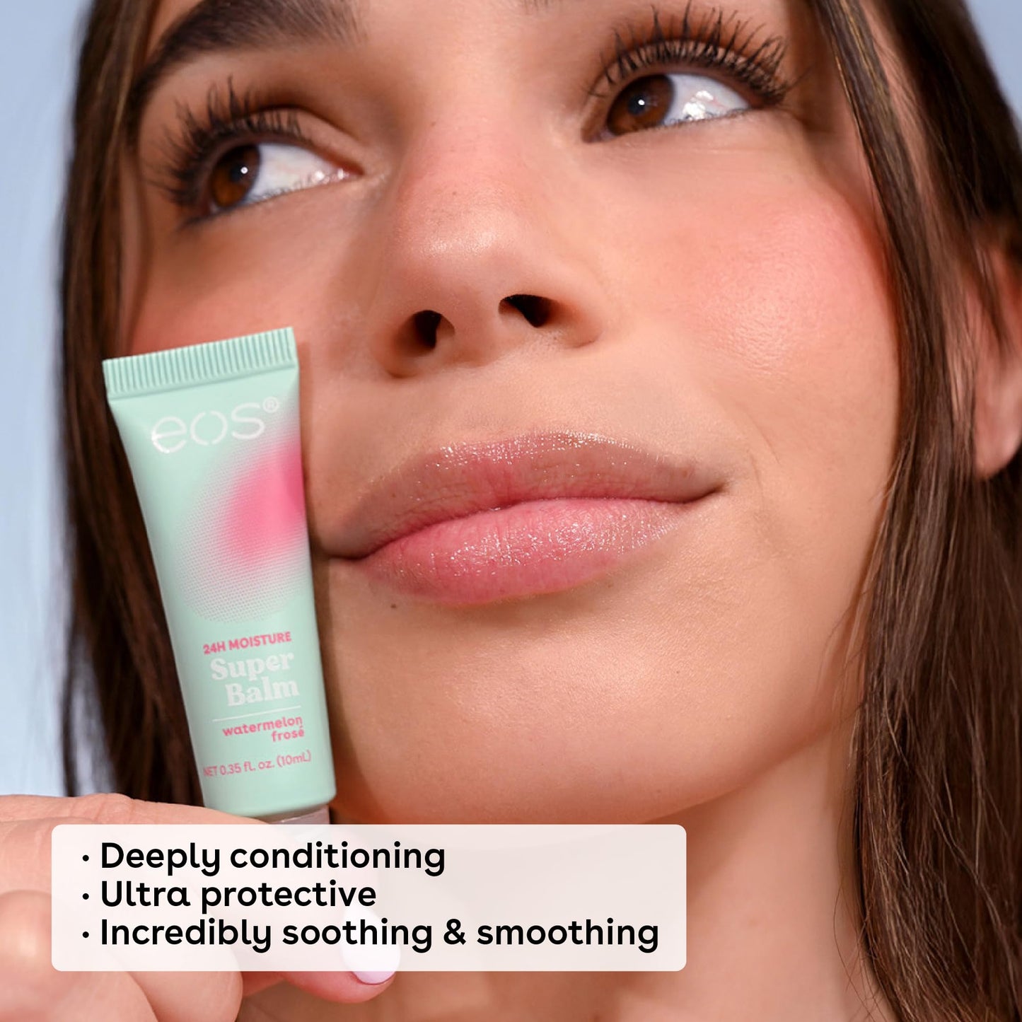 eos 24H Moisture Super Balm - Pink Lemonade & Wild Cherry Slushie, Day or Night Lip Treatment, Made for Sensitive Skin, Lip Balms & Moisturizers, 0.35
