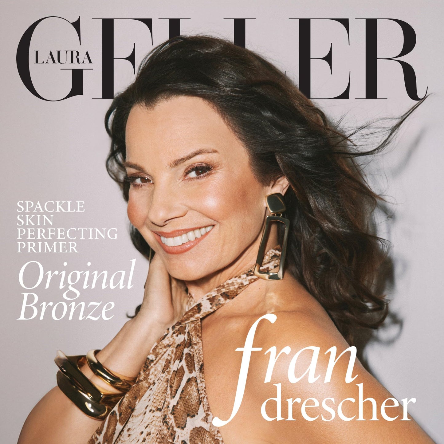 LAURA GELLER NEW YORK Spackle Primer - Bronze - Super-Size 2 Fl Oz - Hyaluronic Acid Makeup Primer for Mature Skin
