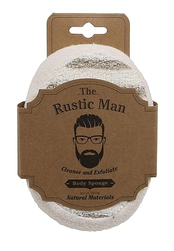 Evriholder The Rustic Man Body Sponge, Cream