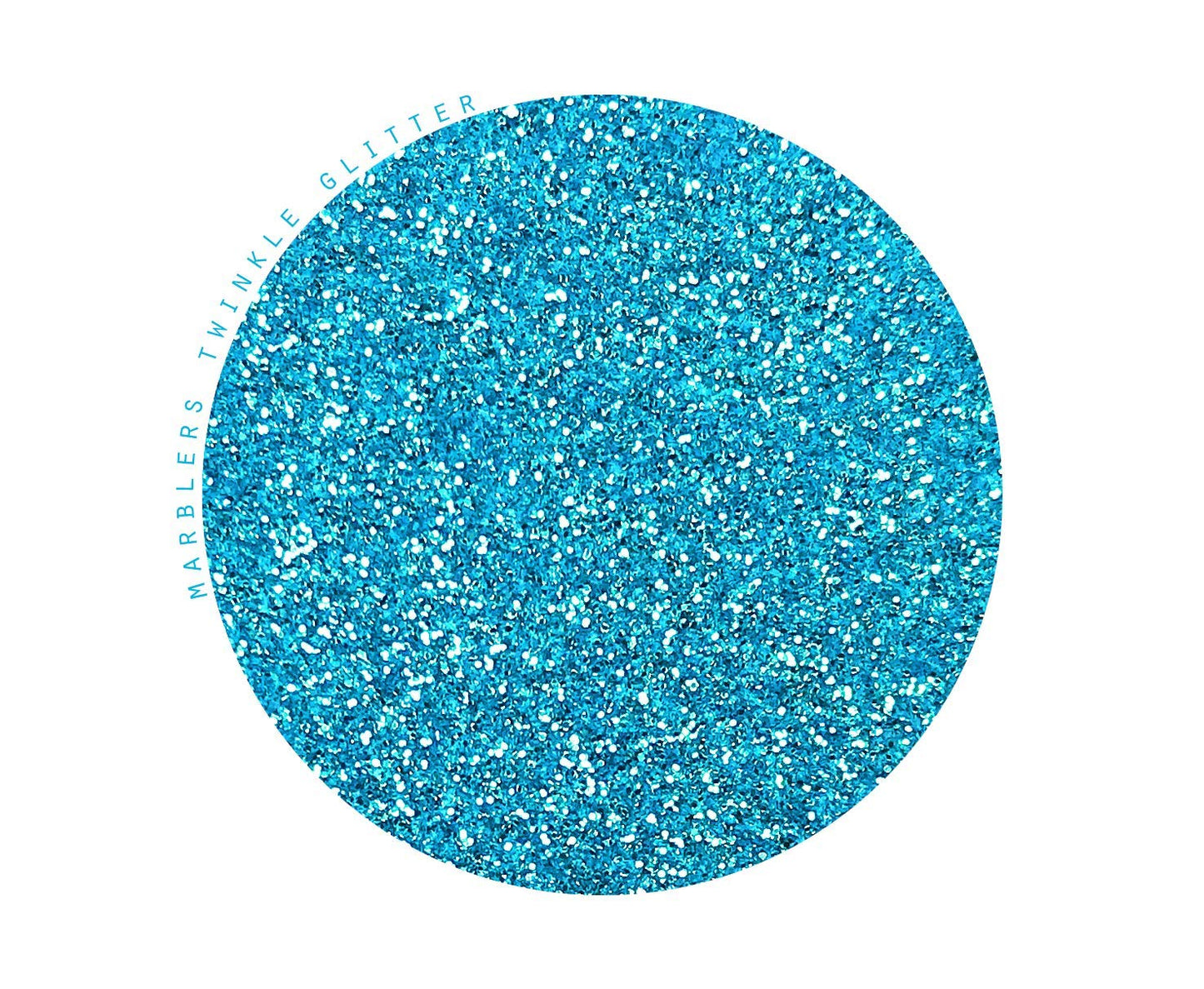 MARBLERS Twinkle Face & Body Glitter [Aqua Blue] 0.18oz (5g) | Fine | Non-Toxic | Vegan | Cruelty-Free | Festival, Rave & Party Makeup | Eye, Hair