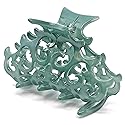 Camila Paris CP2403 French Hair Clip for Women, Large Green, Antique, Girls Hair Claw Clips Jaw Fashion Durable and Styling Hair Accessories