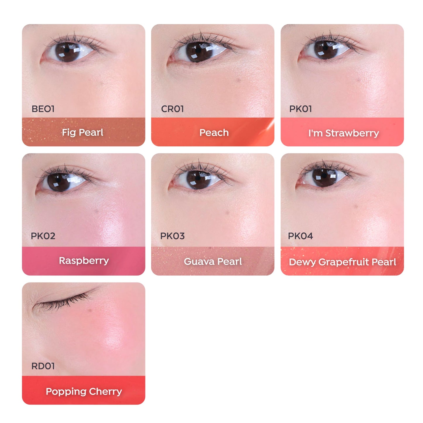 A'PIEU Juicy-Pang Water Blusher [RD01] - Fruity Liquid Blush for Cheeks, Buildable & Blendable Color, Hydrating Dewy Finish with Fruit Extract Blend