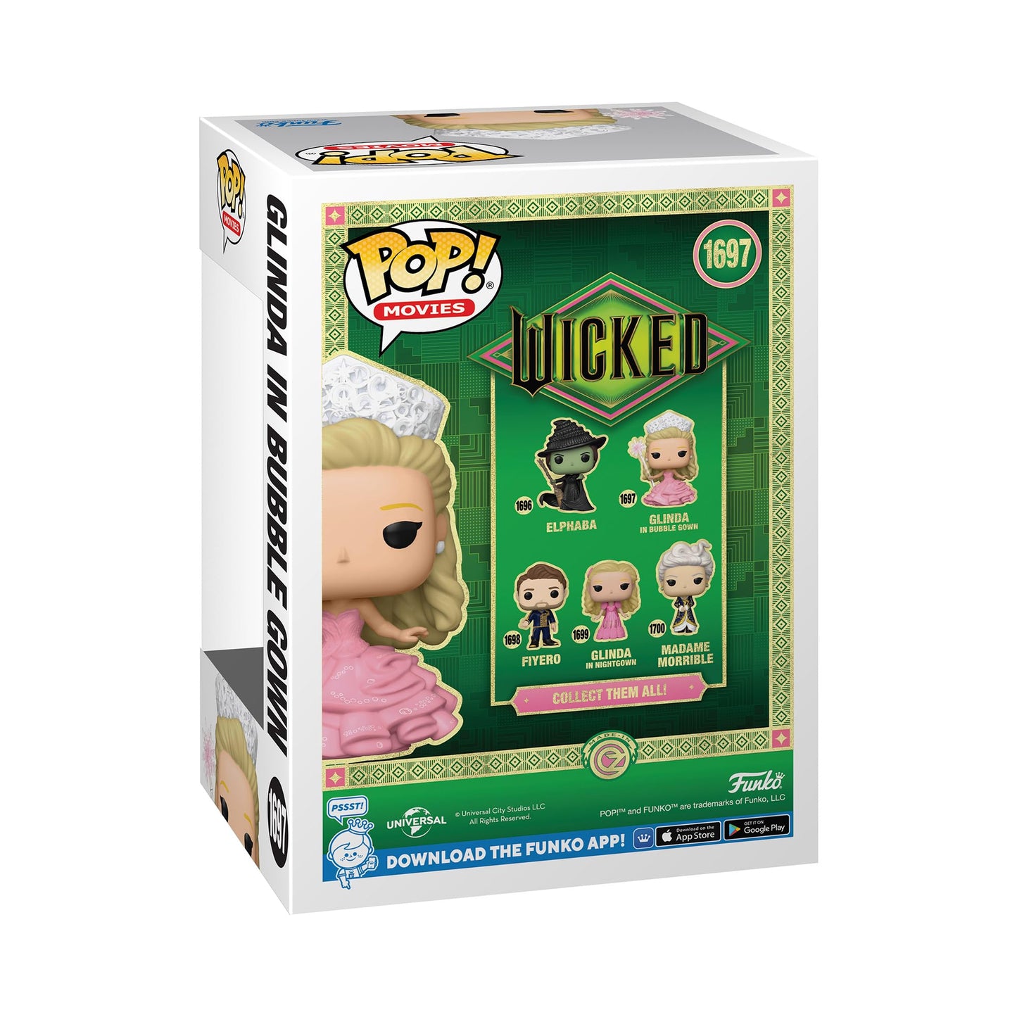 Funko POP Movies: Glinda in Bubble Gown - Wicked - Collectable Vinyl Figure - Gift Idea - Official Merchandise - for Kids & Adults - Movies Fans…