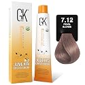 GK HAIR Global Keratin Professional Hair Color Cream Tube (3.4 Fl Oz/100ml) Nourishing & Cleansing Colors for Styling High Performance Long Lasting