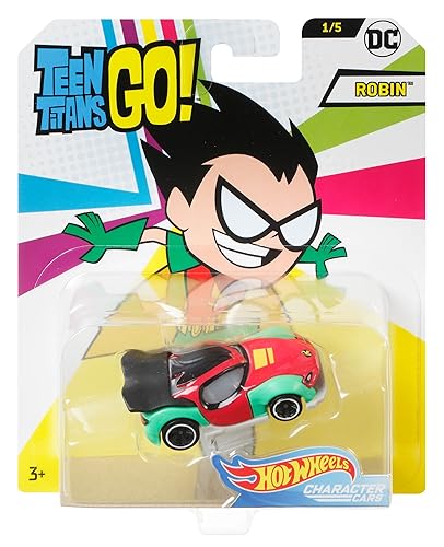 Hot Wheels Teen Titans Go Robin Vehicle, 1:64 Scale