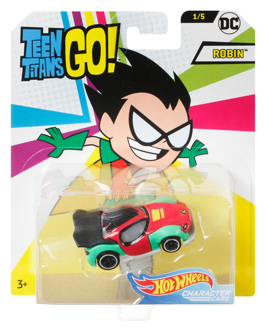 Hot Wheels Teen Titans Go Robin Vehicle, 1:64 Scale