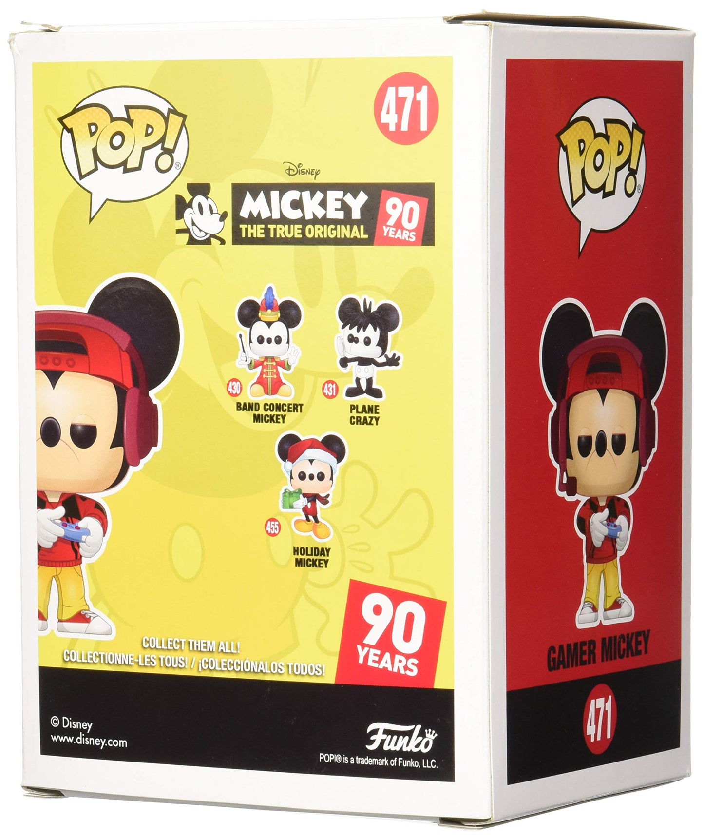 Funko POP! Disney: Mickey The True Original 90 Years - Gamer Mickey #471 - GameStop Exclusive!