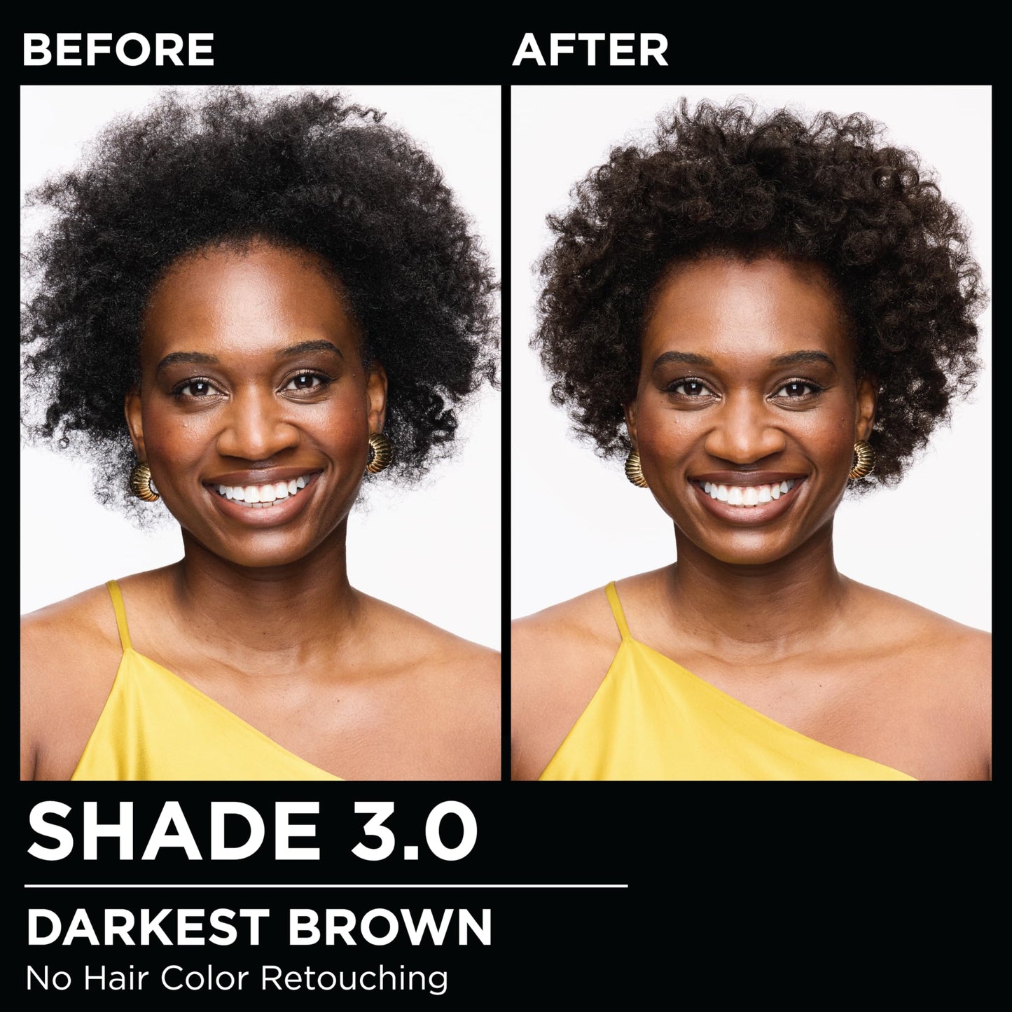 Garnier Olia Hair Color, Ammonia-Free Permanent Hair Dye, Oil-Powered Formula for 100% Gray Coverage and 3x Shinier Hair, Vegan & Cruelty Free, 3.0