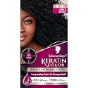 Schwarzkopf Keratin Permanent Hair Dye Cream, 1.0 Black Onyx, Professional Quality Color for Up to 100% Gray Coverage, Bond Enforcing System