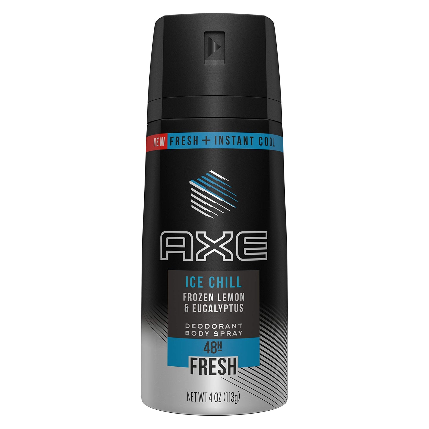 Axe Deodorant Body Spray - Ice Chill - Frozen Lemon & Eucalyptus - Net Wt. 4 OZ (113 g) Per Can - Pack of 2 Cans Beauty and Personal Care Axe