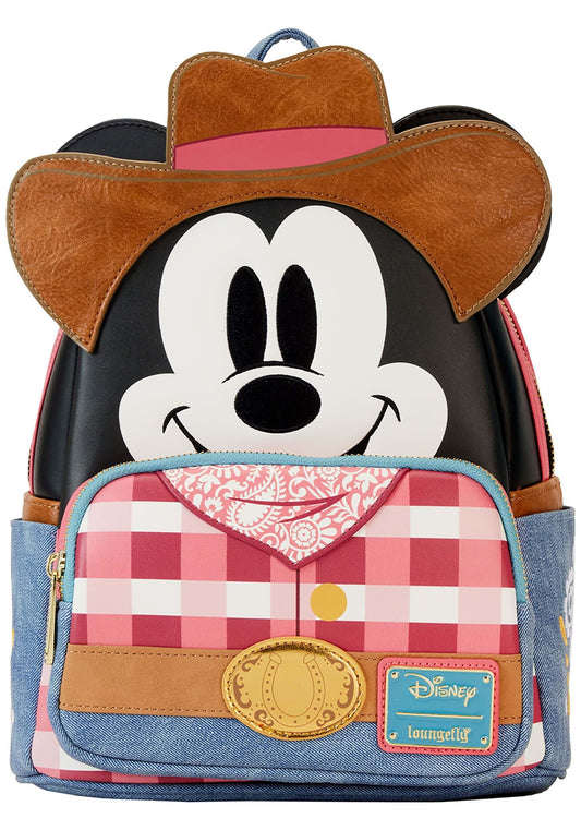 Loungefly Disney Western Mickey Mouse Mini Backpack | Mickey Mouse Bags & Backpacks Standard